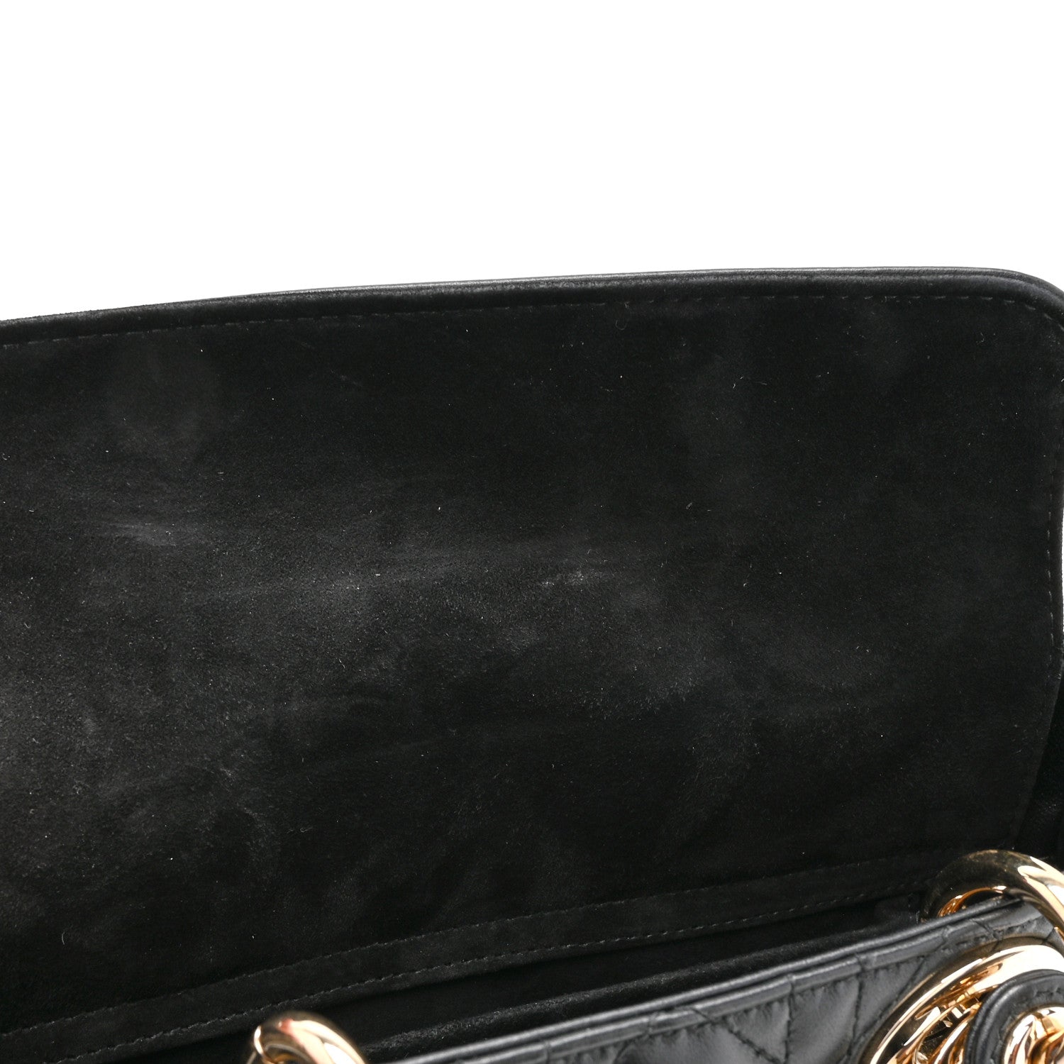 Christian Dior Lambskin Cannage Small Lady D-Joy Black 11 of 11