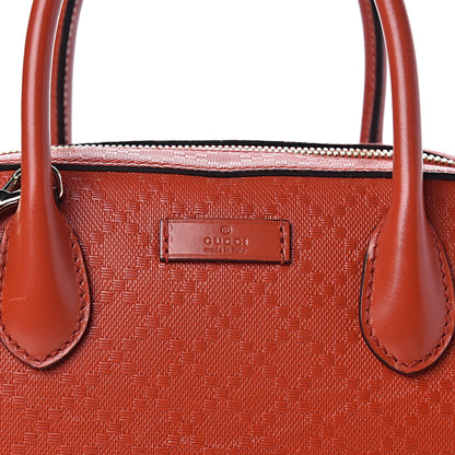 Gucci Calfskin Diamante Small Top Handle Bag Red 12 of 12
