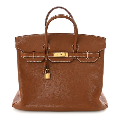 Hermes Chevre de Coromandel HAC Birkin 36 Gold 1 of 10