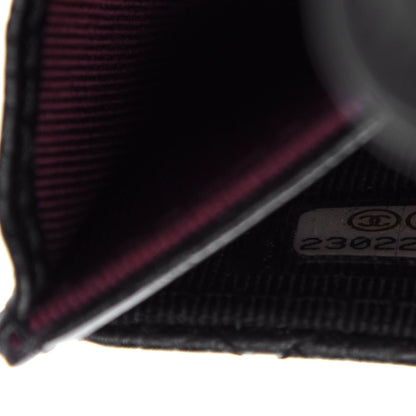 Chanel Caviar Quilted Flap Card Holder Black 8 of 9
