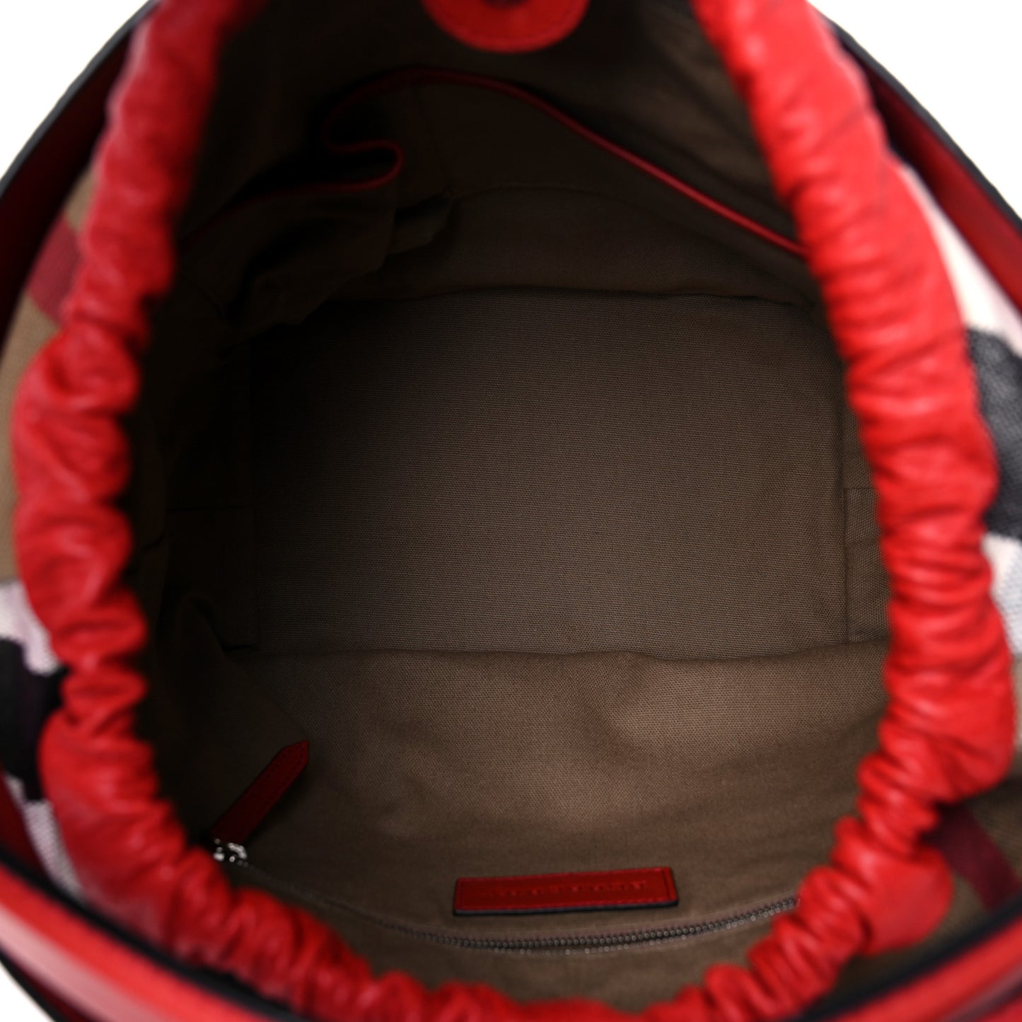 Grainy Calfskin Medium Ashby Hobo Cadmium Red