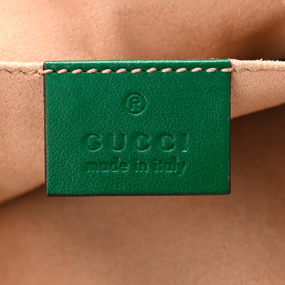 Gucci Calfskin Matelasse Small GG Marmont Chain Shoulder Bag Emerald Green 6 of 10