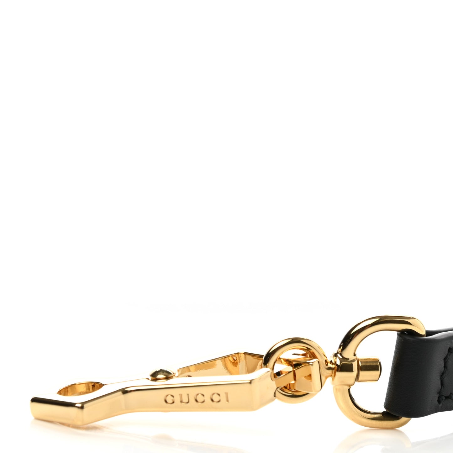 Calfskin 25mm Adjustable Shoulder Strap Black