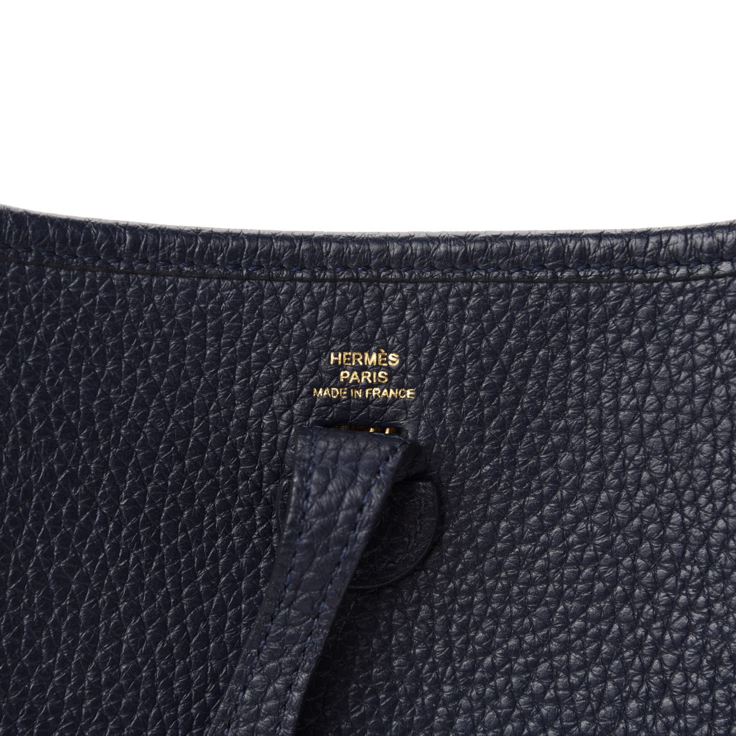 Hermes Taurillon Clemence Evelyne TPM Bleu Nuit 10 of 13