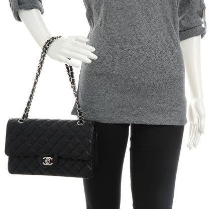 Chanel Caviar Quilted Medium Double Flap Black 2 of 8