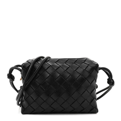 Bottega Veneta Nappa Intrecciato Mini Loop Camera Bag Black 1 of 9