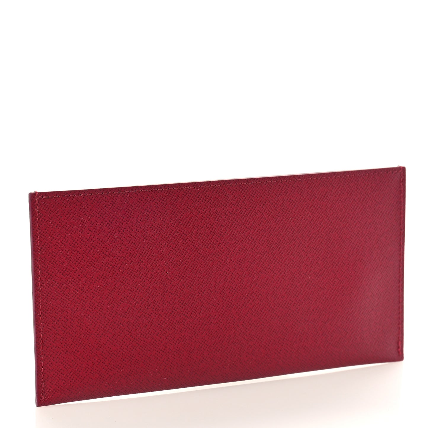 Calfskin Felicie Card Holder Insert Fuchsia
