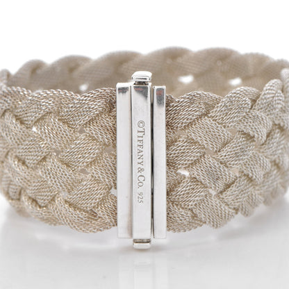 Tiffany Sterling Silver Somerset Braided Bracelet 4 of 5