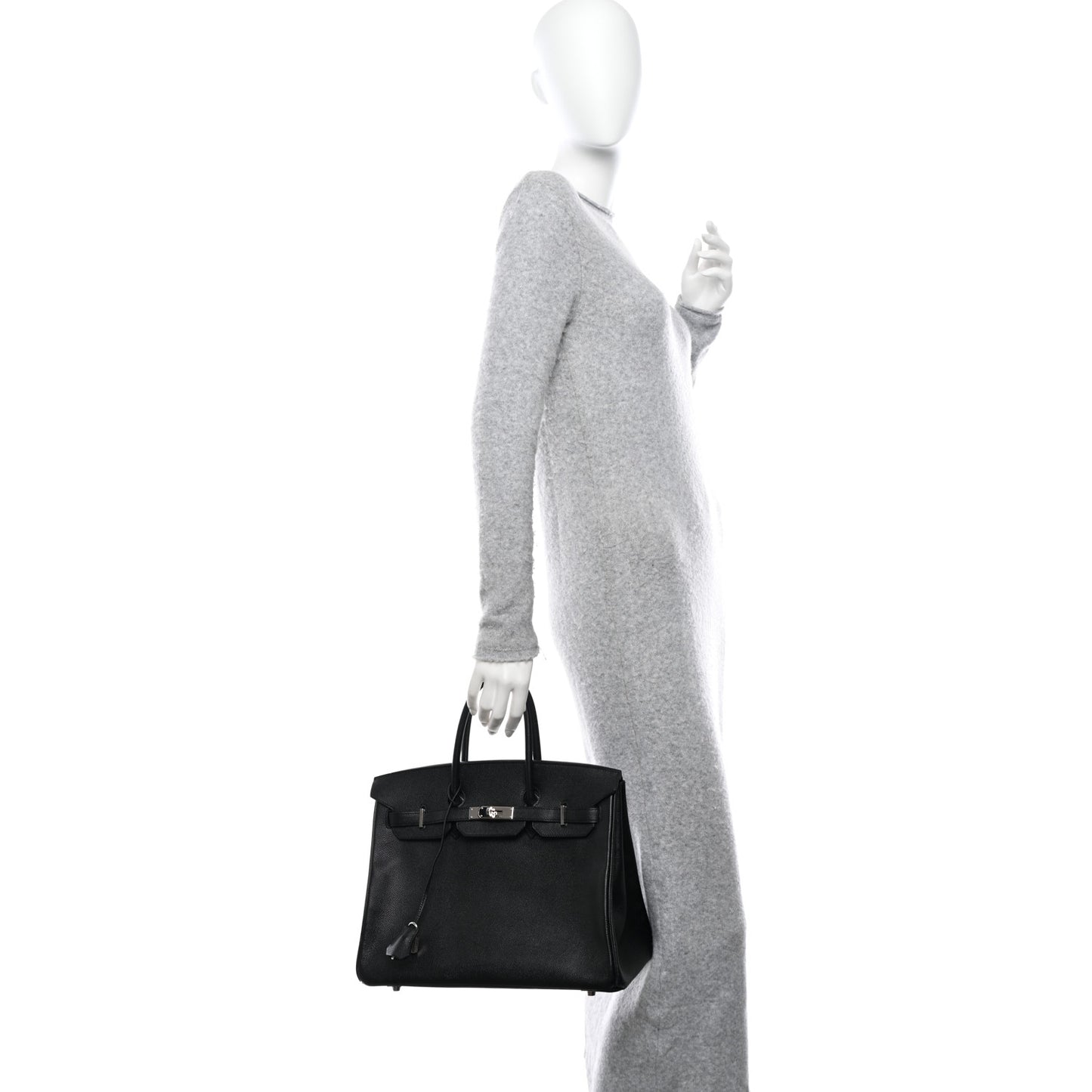 Epsom Birkin 35 Black
