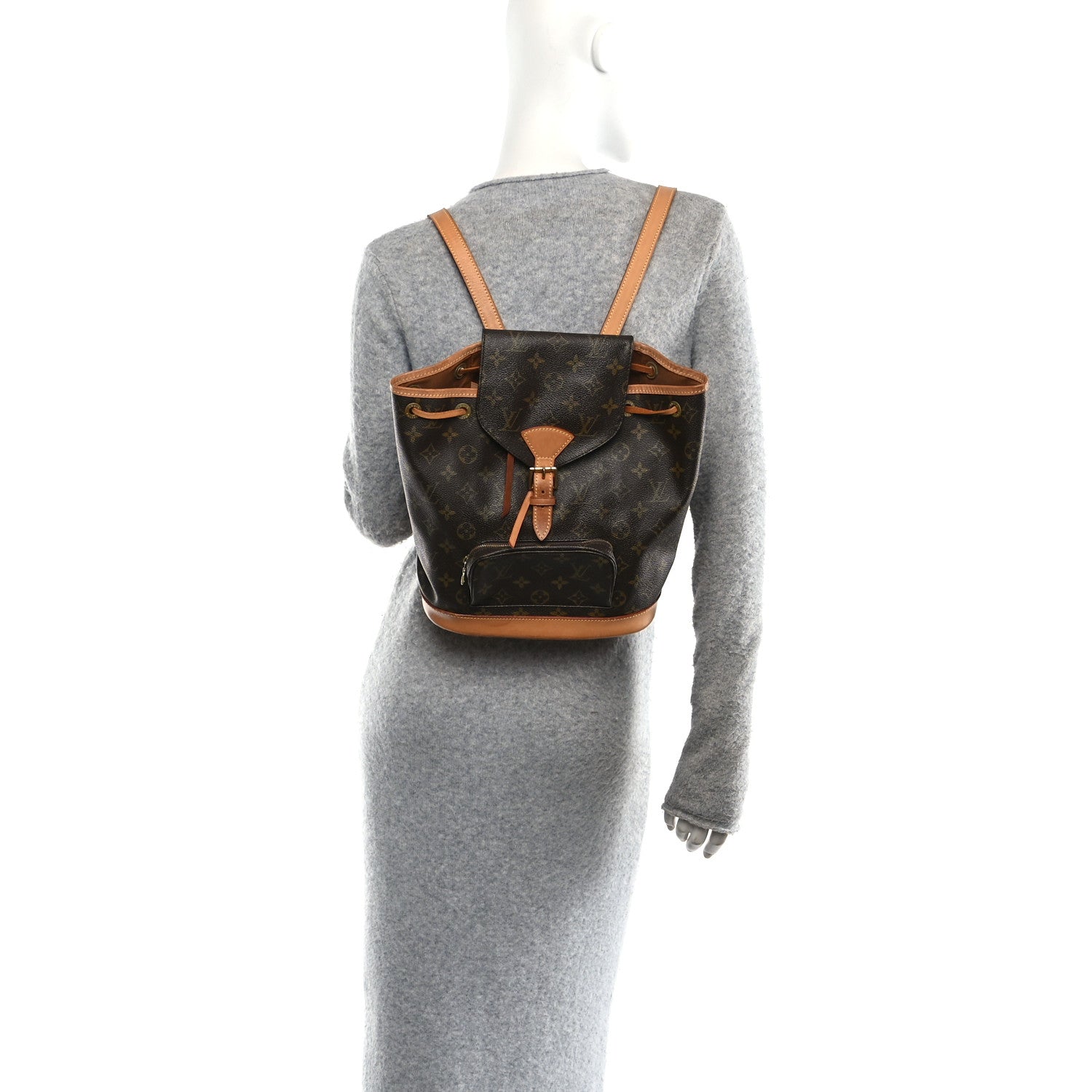 Louis Vuitton Monogram Montsouris MM Backpack 2 of 9