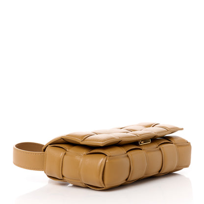 Bottega Veneta Nappa Maxi Intreccio Small Padded Cassette Crossbody Bag Camel 4 of 11
