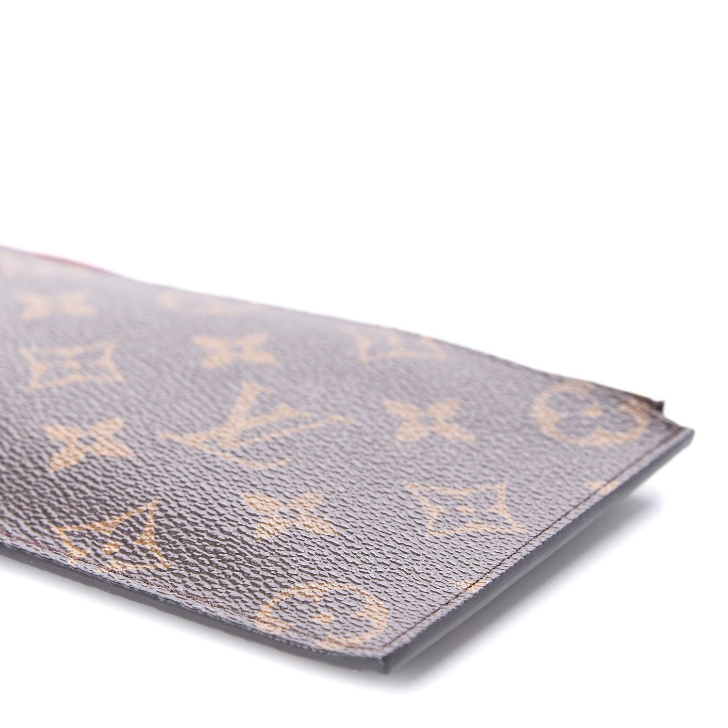 Louis Vuitton Monogram Felicie Chain Wallet Zippered Insert Fuchsia 7 of 9