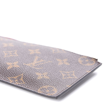 Louis Vuitton Monogram Felicie Chain Wallet Zippered Insert Fuchsia 7 of 9