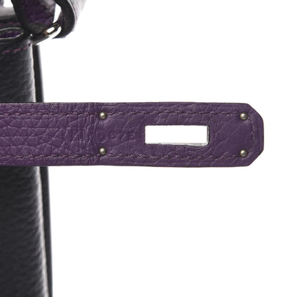 Hermes Taurillon Clemence So Kelly 26 Bleu Obscur Ultraviolet 7 of 11