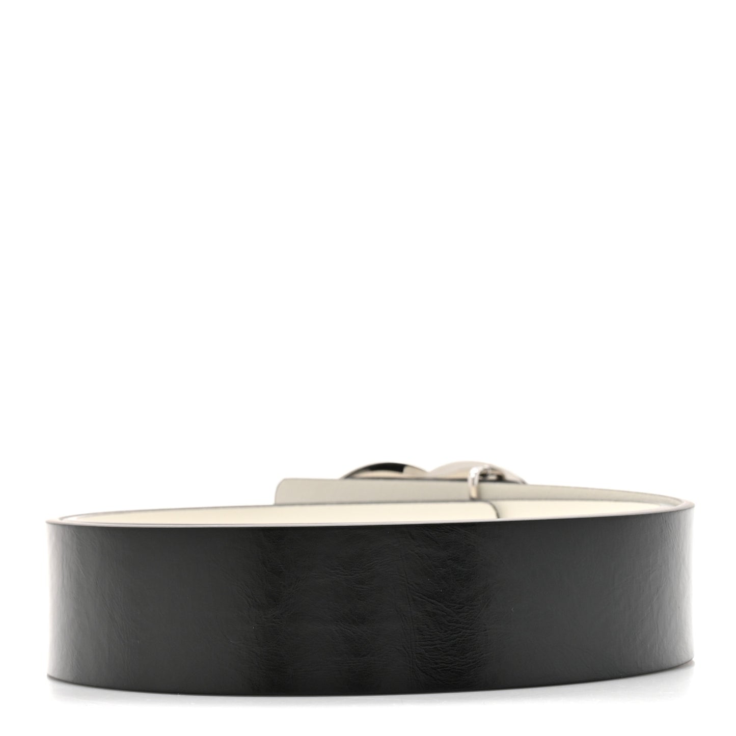 Calfskin CC Reversible Belt 80 32 Black White