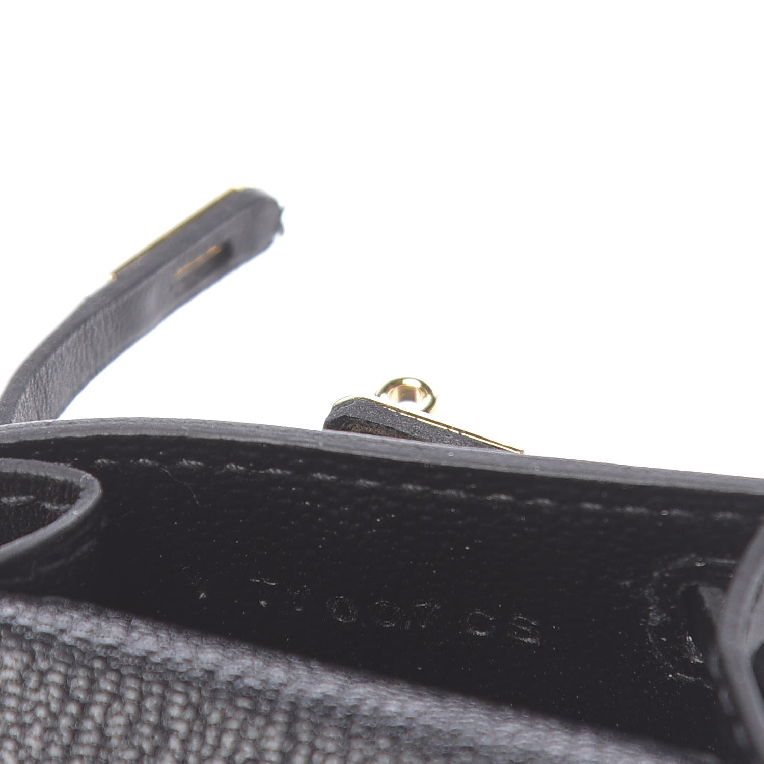 Hermes Tadelakt Mini Kelly Twilly Bag Charm Black 5 of 6