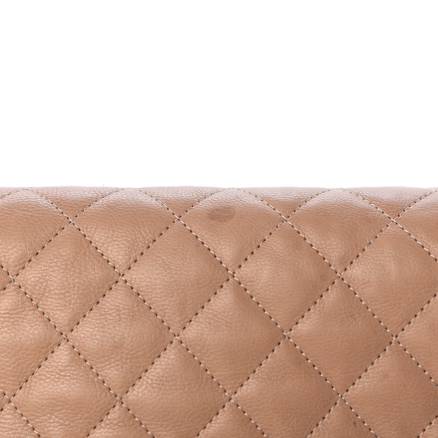 Calfskin Quilted Istanbul Accordion Flap Beige