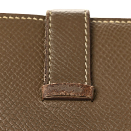 Hermes Epsom Bearn Gusset Wallet Etoupe 10 of 11
