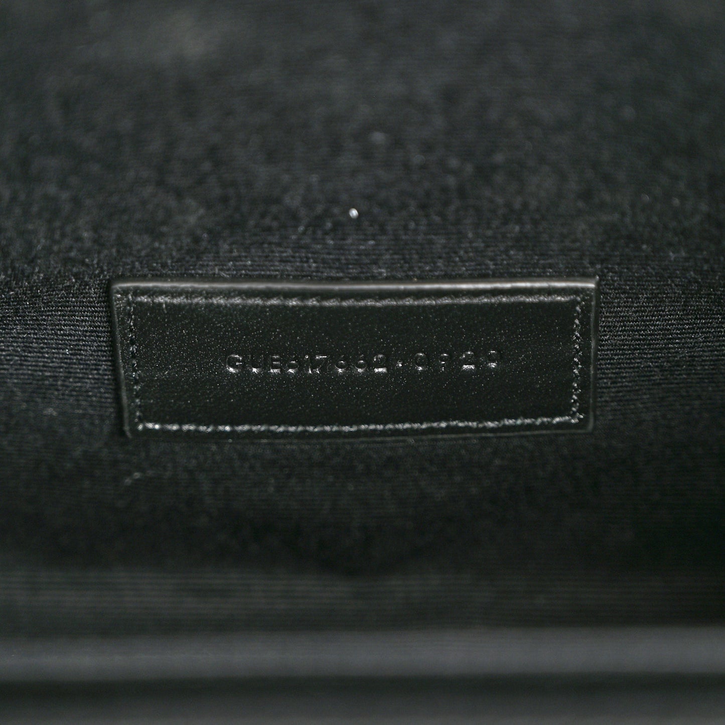Grain De Poudre Matelasse Chevron Monogram Envelope Clutch Black