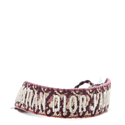 Christian Dior Woven Cotton J'Adior Friendship Bracelet 1 of 4