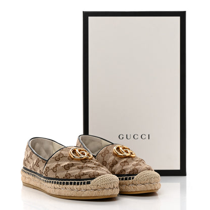 Gucci Monogram Matelasse Diagonal GG Marmont Espadrilles 36.5 Beige Ebony Black 12 of 12
