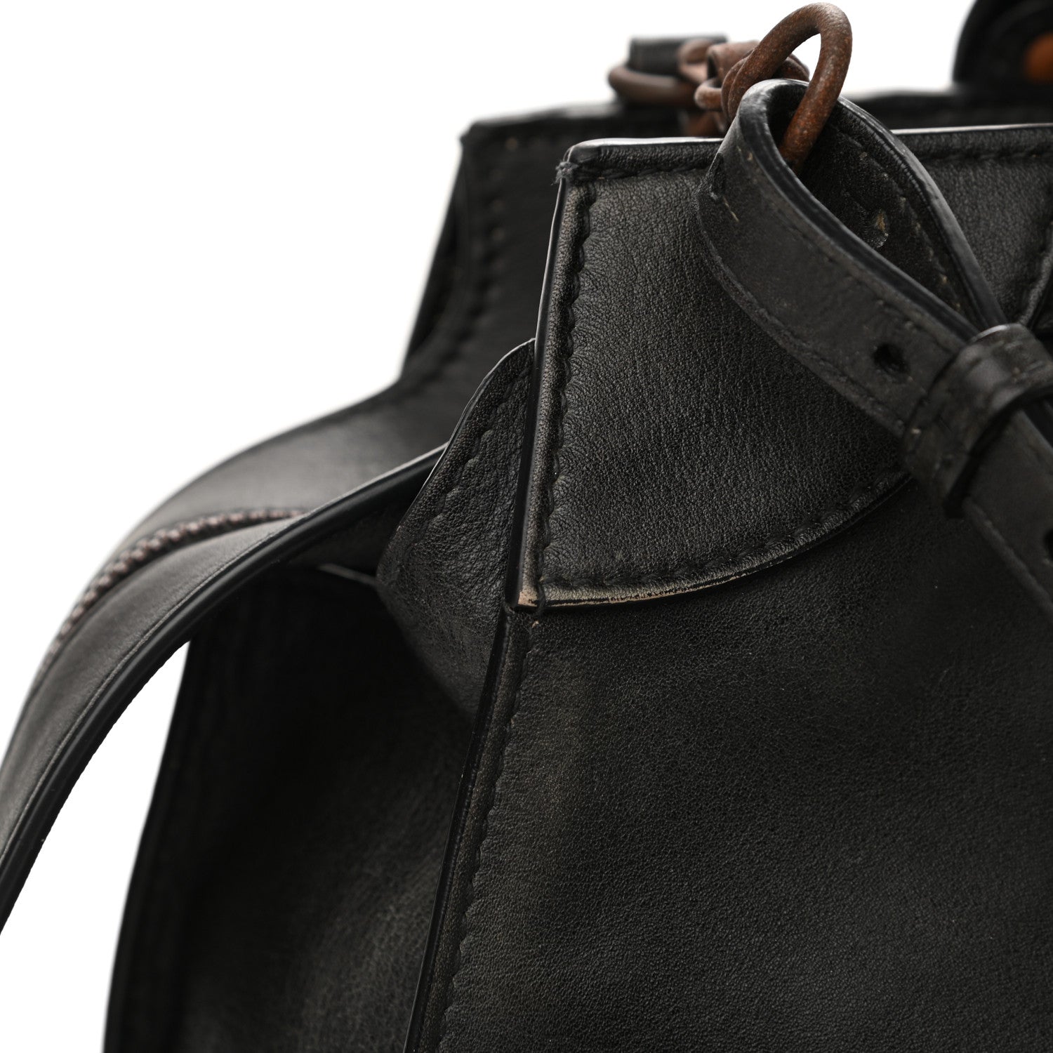Balenciaga Used Calfskin Rust Hardware Neo Classic City Black 13 of 17