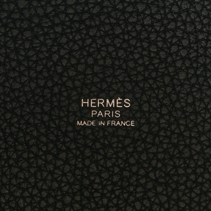 Hermes Taurillon Clemence Picotin Lock 22 MM Black 6 of 10