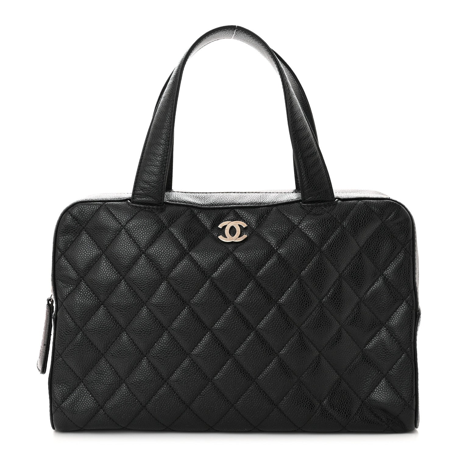 Chanel Caviar Quilted Bowler Black 1 of 12
