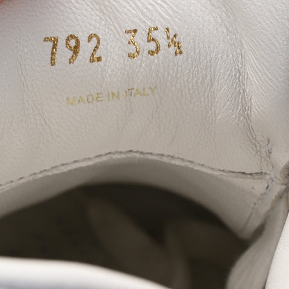 Prada Vitello Rois Triangle Womens Downtown Platform Low Top Sneakers 35.5 White 10 of 10