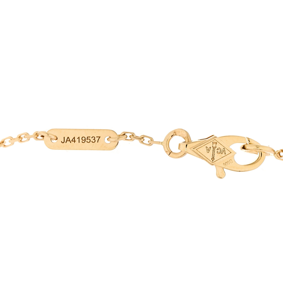 Van Cleef & Arpels 18K Yellow Gold Diamond Mini Frivole Pave Bracelet 3 of 4
