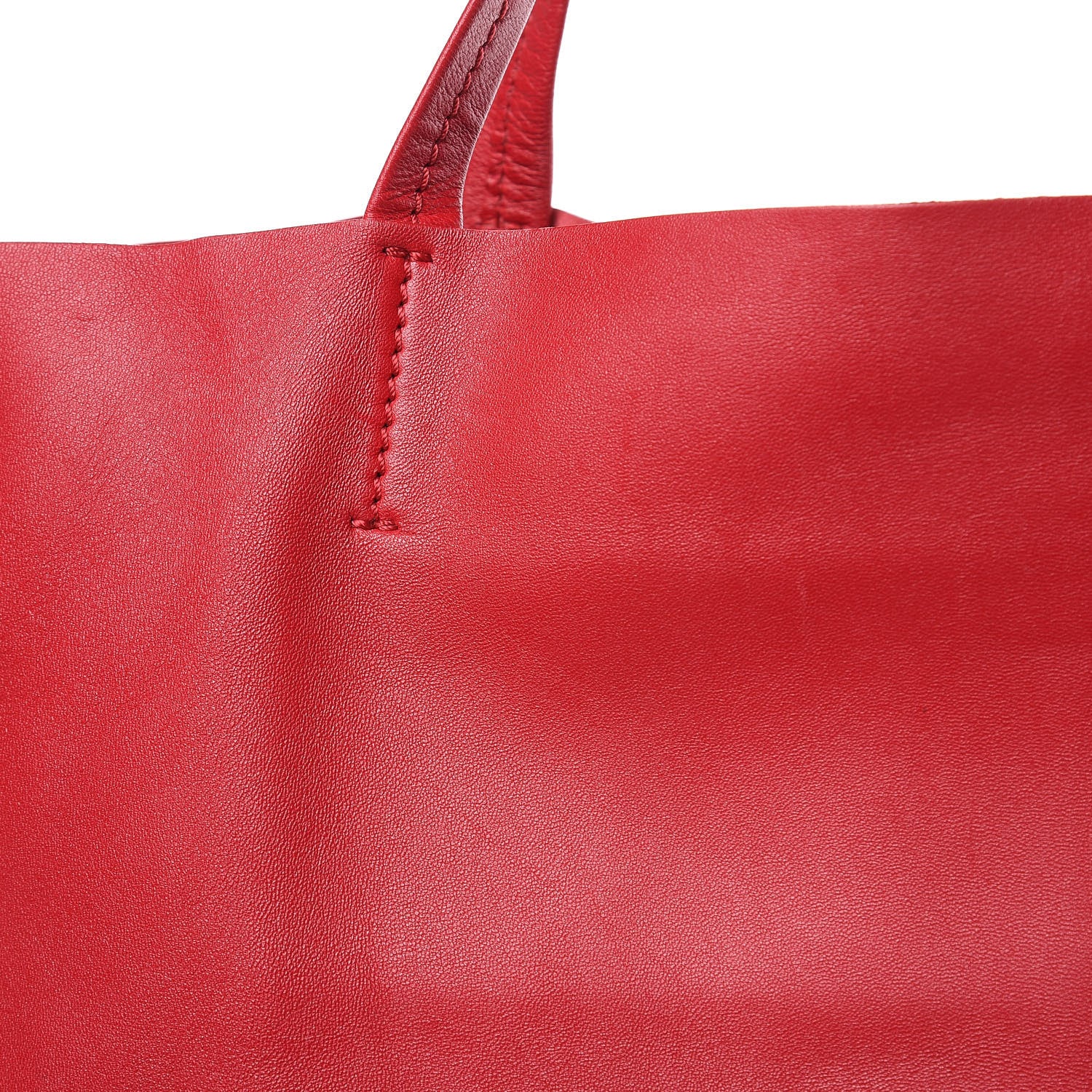 Celine Lambskin Horizontal Cabas Magenta 9 of 12