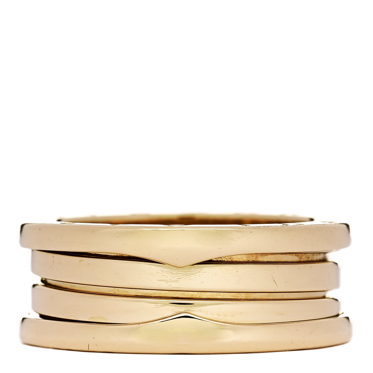 Bulgari 18K Yellow Gold B.Zero1 Three-Band Ring 59 8.75 3 of 4