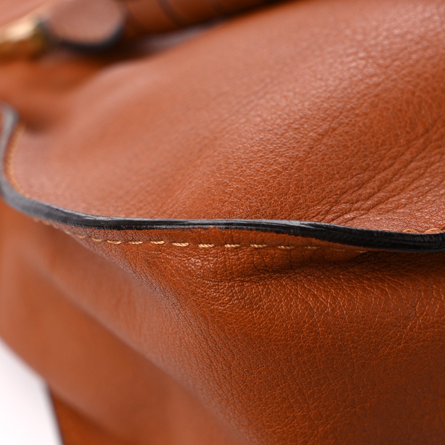 Calfskin Medium Marcie Satchel Tan