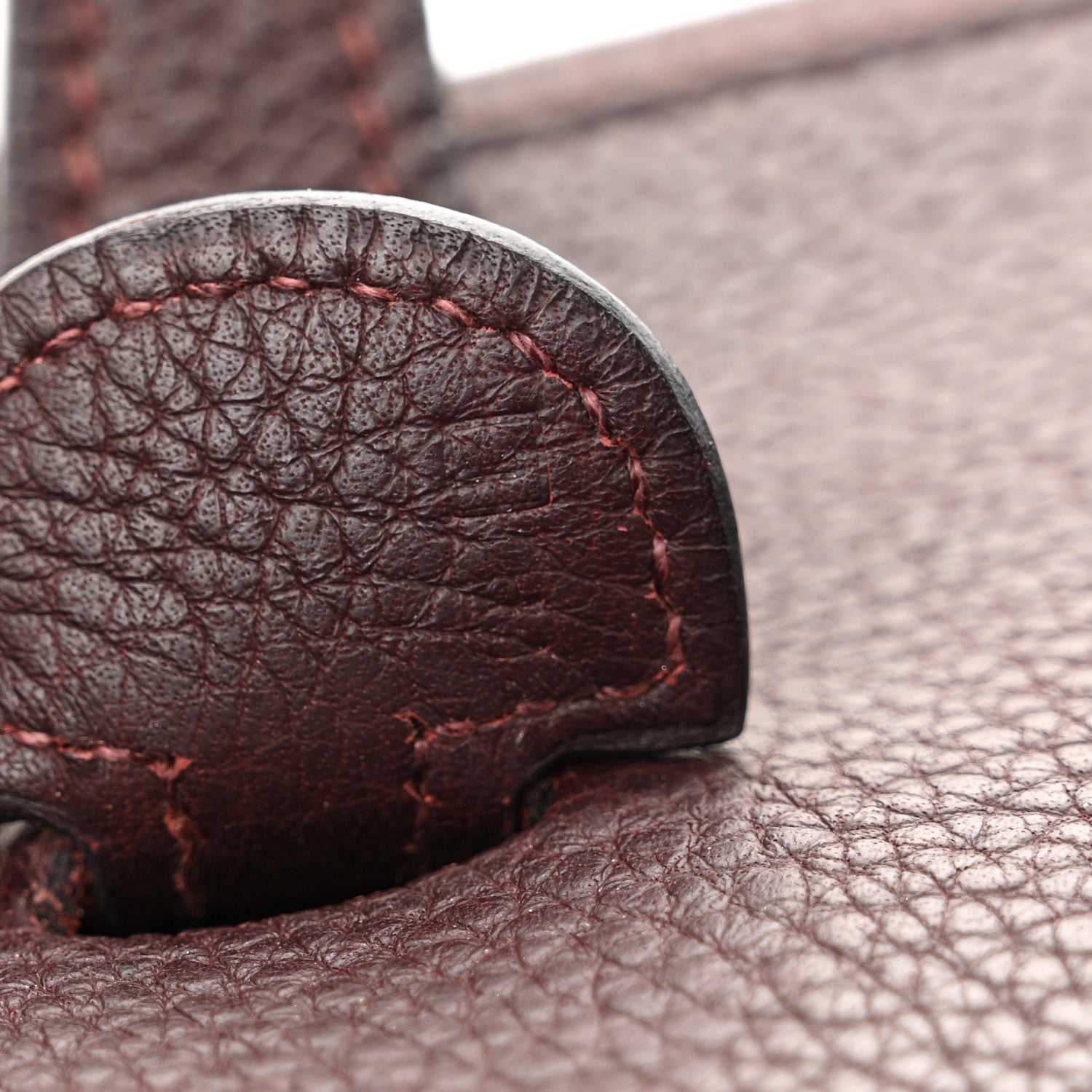 Hermes Taurillon Clemence Evelyne III PM Havane 7 of 10