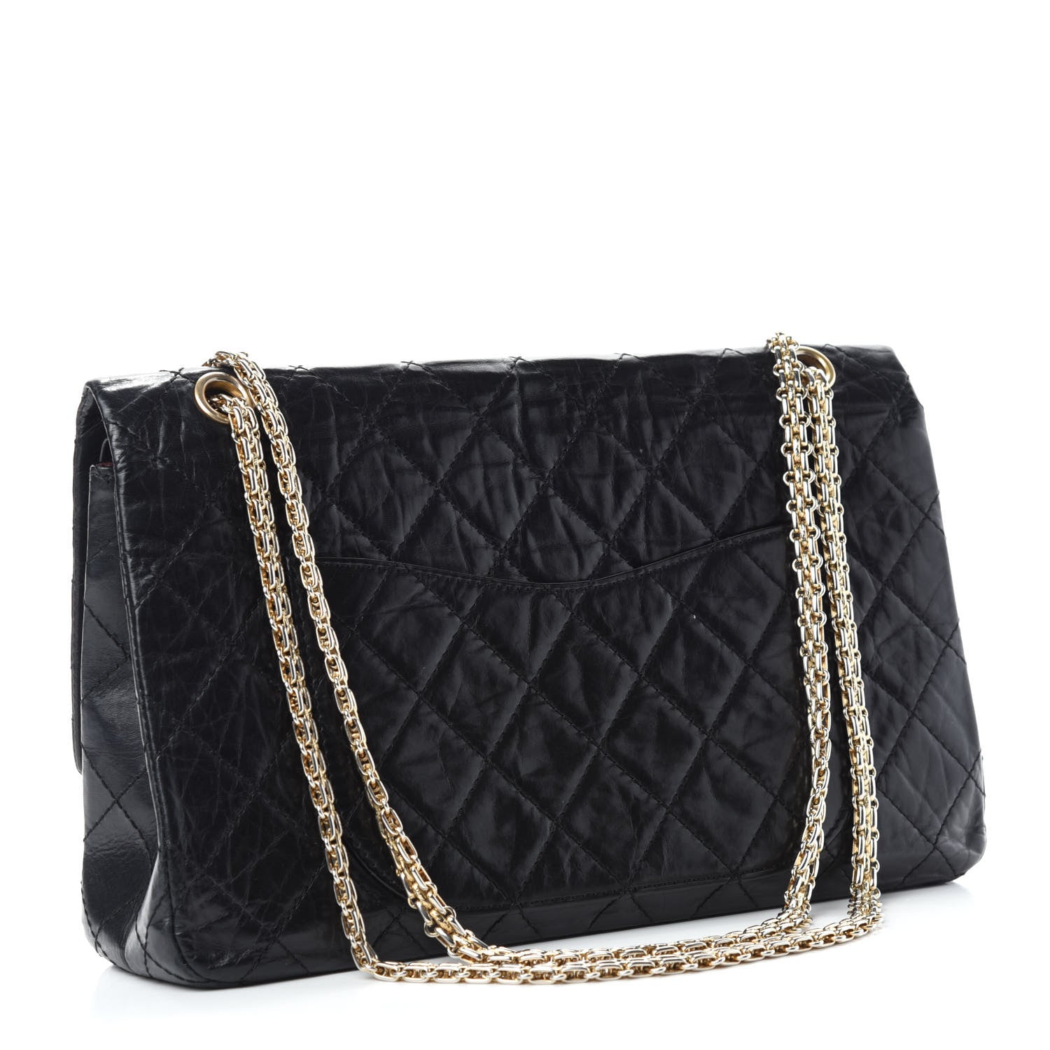 Chanel Aged Calfskin Quilted 50th Anniversary 2.55 Reissue 227 Flap Black 3 of 13
