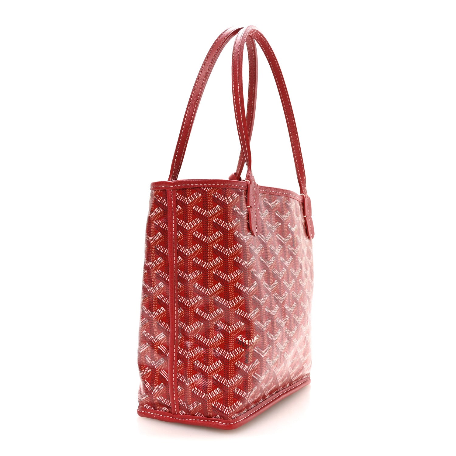 Goyard Goyardine Reversible Mini Anjou Red 5 of 19