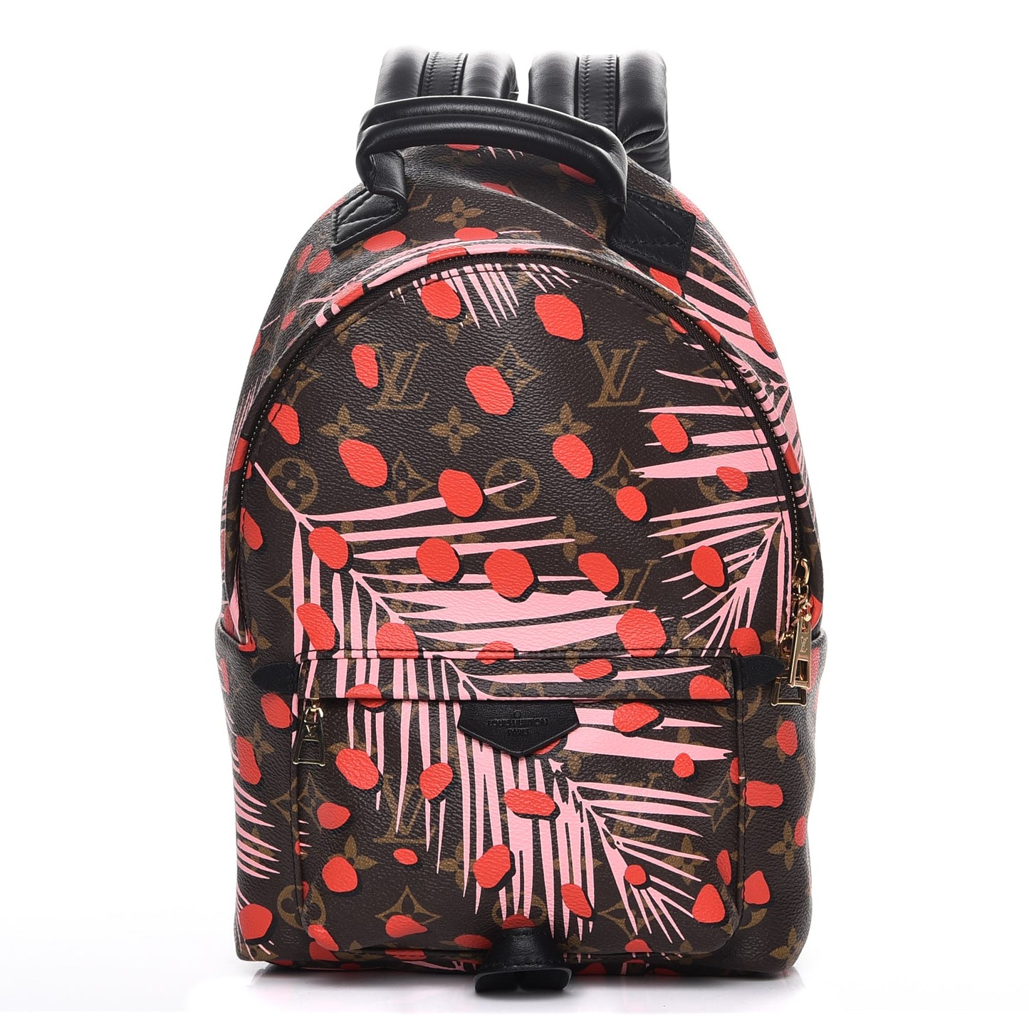 Monogram Jungle Dots Palm Springs Backpack PM Sugar Pink Poppy