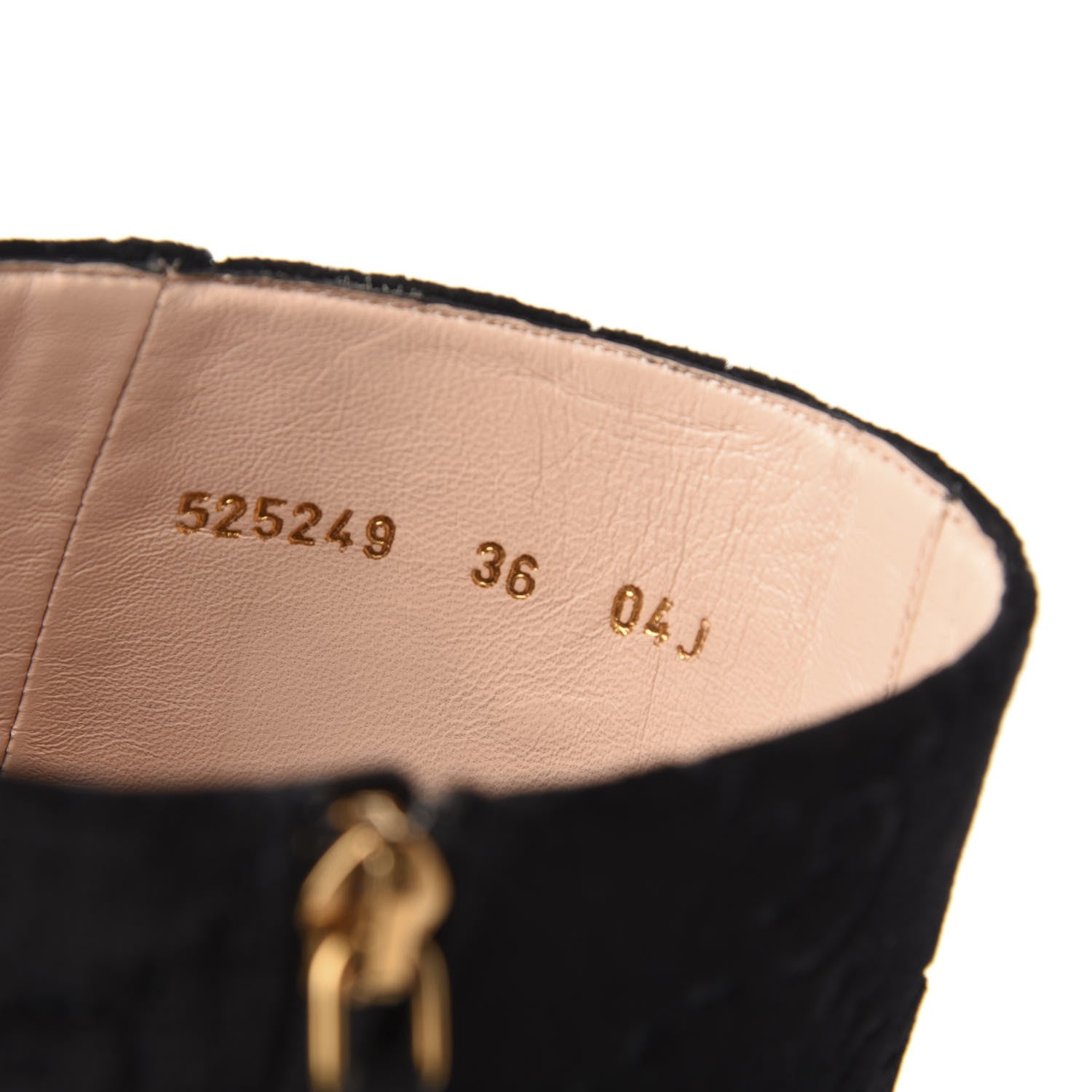 Gucci Velvet GG Monogram Crystal Horsebit Knee High Boots 36 Black 8 of 8