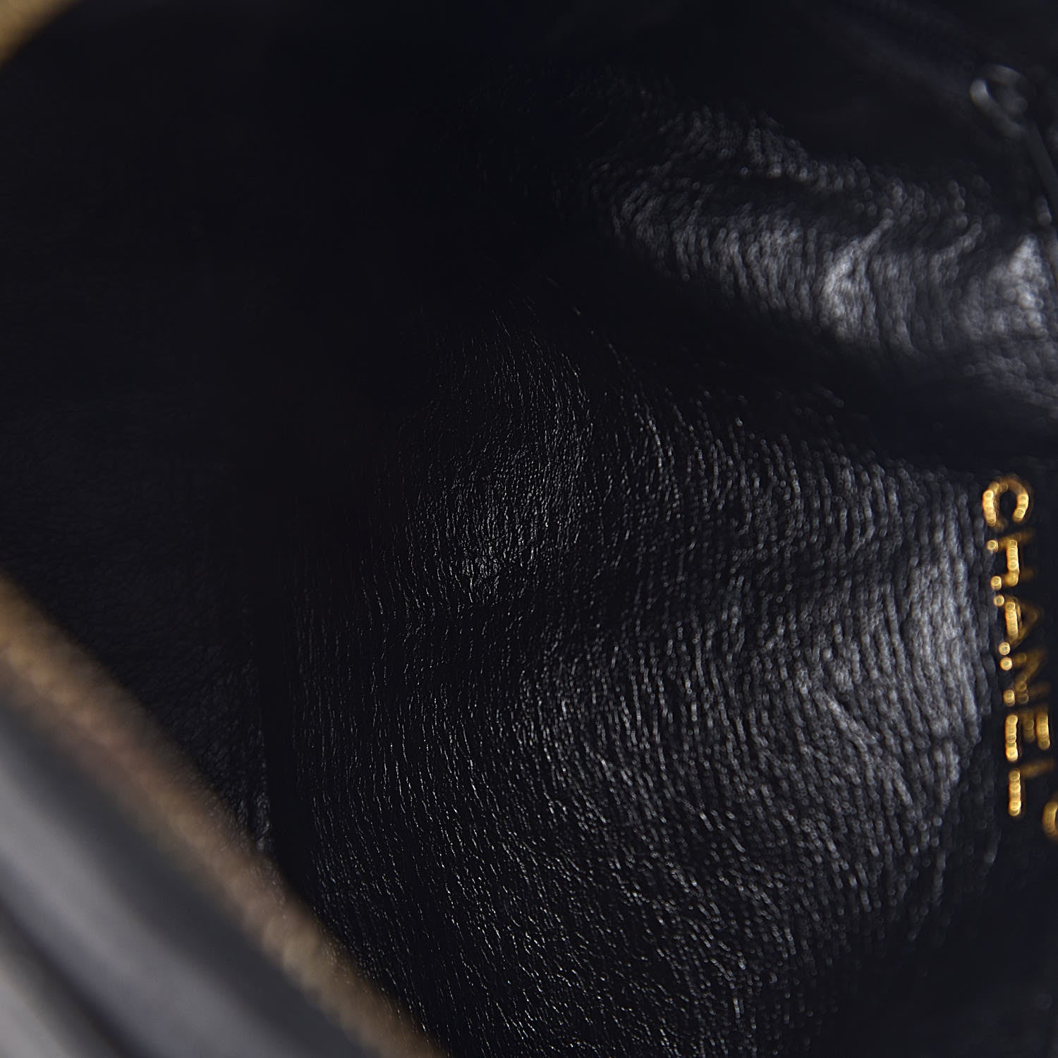 Chanel Lambskin Quilted Tassel Camera Case Pouch Black 11 of 15