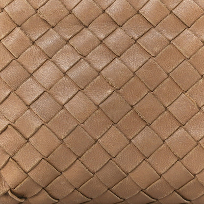 Bottega Veneta Nappa Intrecciato Small Cosmetic Pouch Camel 9 of 11