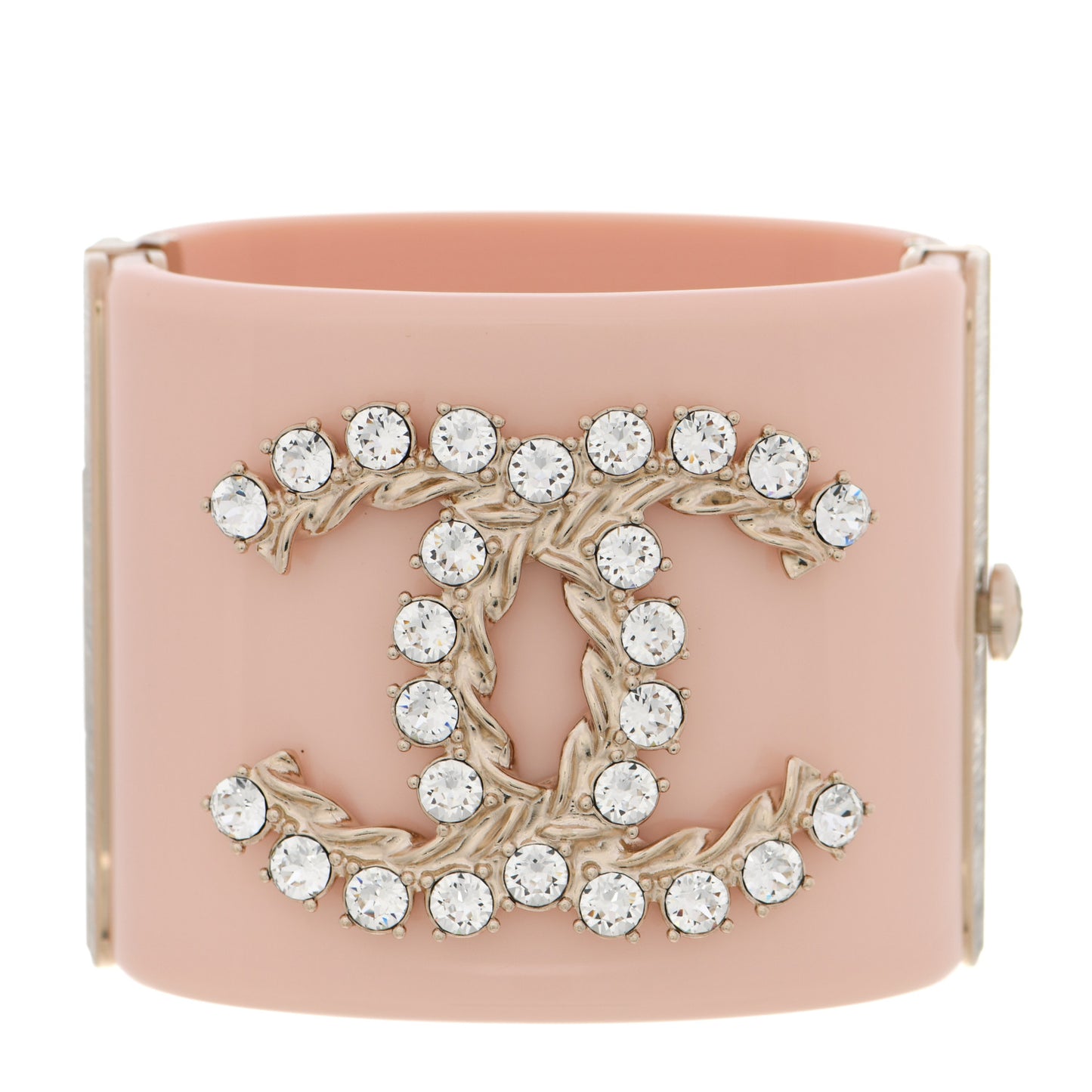 Resin Crystal CC Cuff Pink