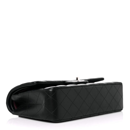 Chanel Lambskin Quilted Medium Double Flap Black 4 of 11