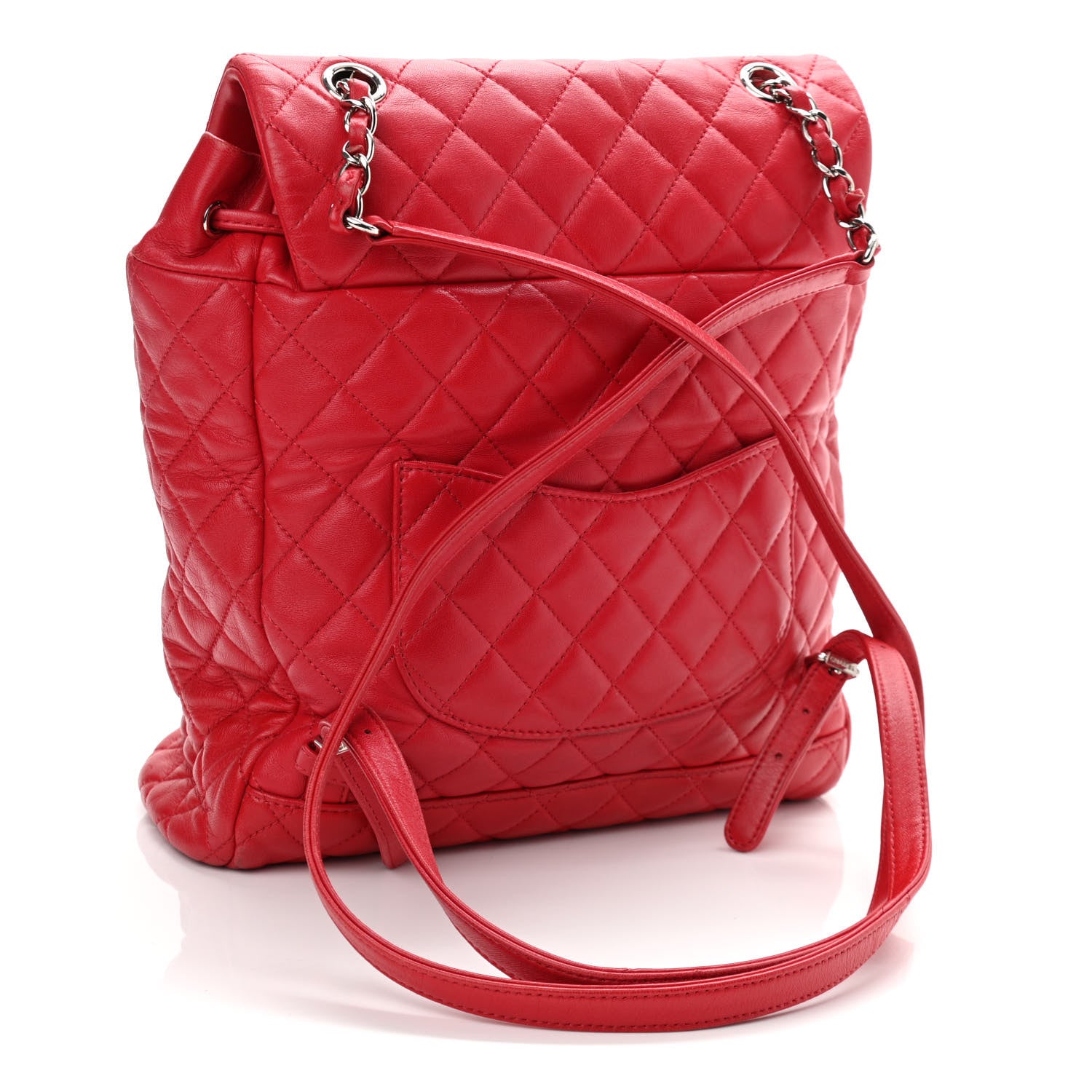 Chanel Lambskin Quilted Large Urban Spirit Backpack Red 3 of 10