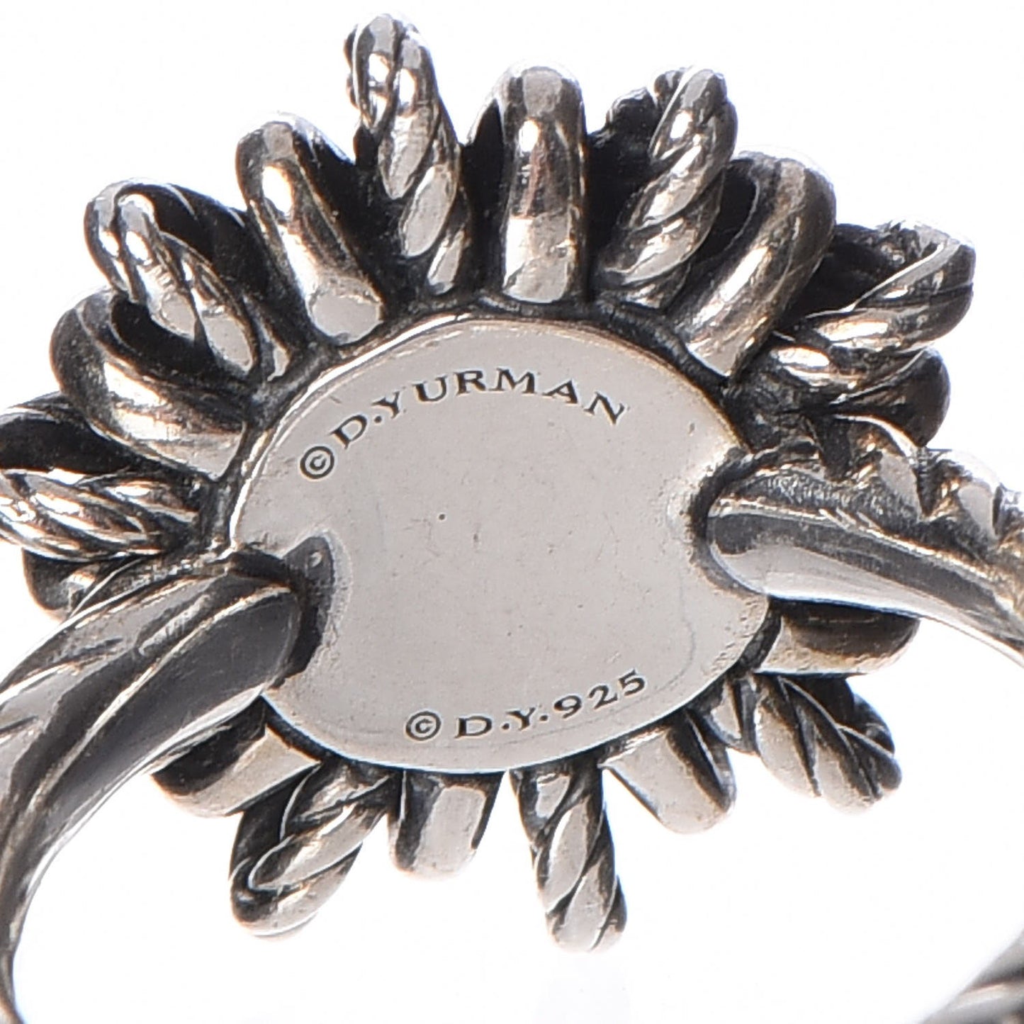Sterling Silver Pearl Starburst Ring 6