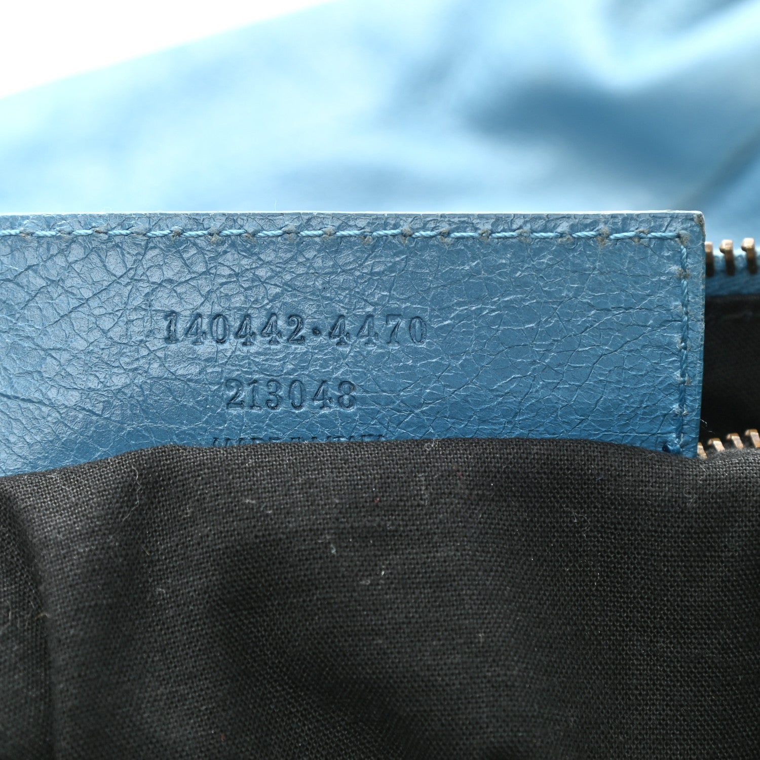Balenciaga Agneau Classic Hardware Day Hobo Bleu Indigo 7 of 13