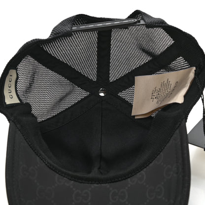 Gucci Nylon Monogram Baseball Hat S Black 7 of 13