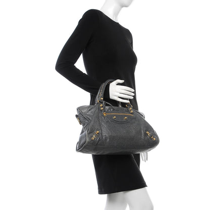 Balenciaga Agneau Giant 12 Gold Hardware City Gris Tarmac 2 of 8