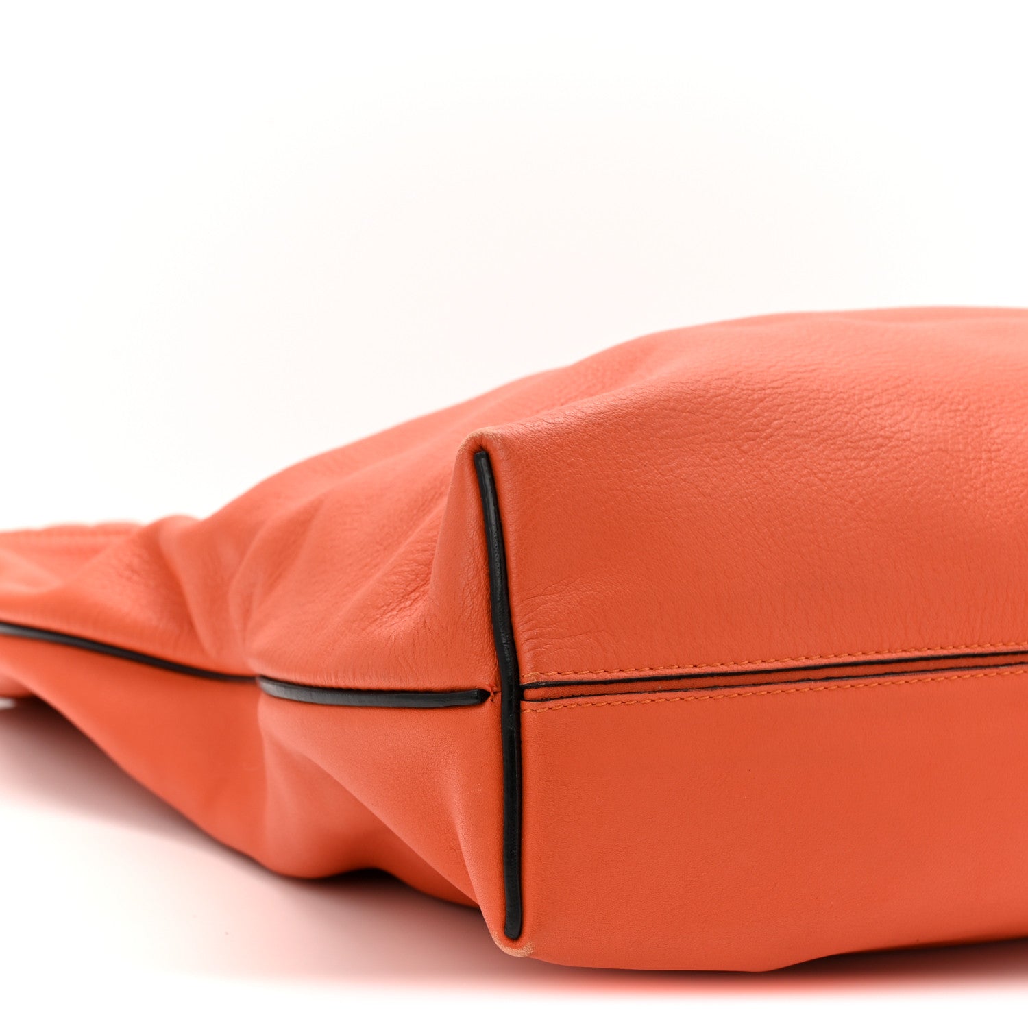 Loewe Calfskin Small Flamenco Knot Hobo Orange 8 of 11