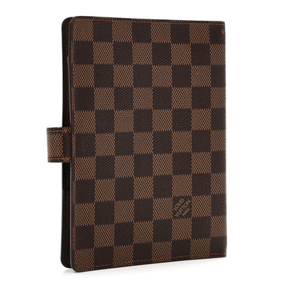 Louis Vuitton Damier Ebene Medium Ring Agenda Cover 3 of 8