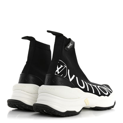 Louis Vuitton Stretch Fabric Run 55 Sneaker Boots 39 Black 5 of 10